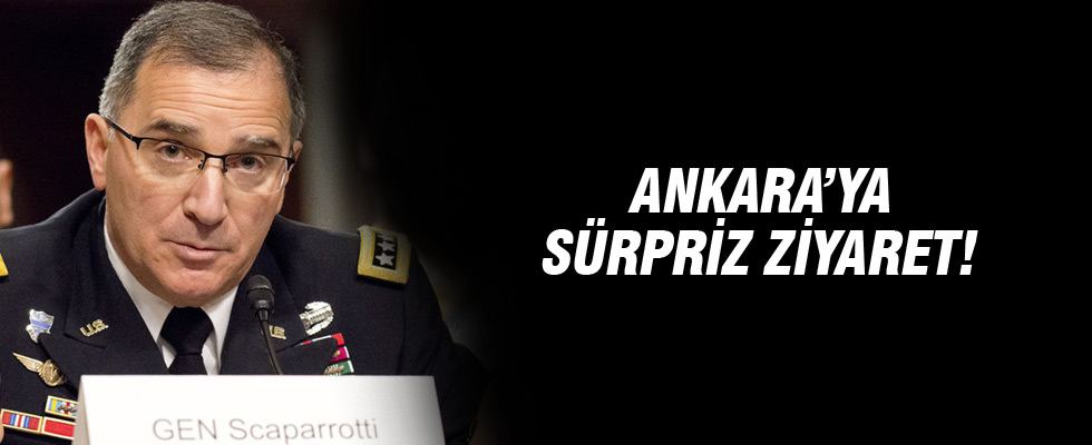 EUCOM Komutanı Scaparrotti'den Ankara'ya sürpriz ziyaret