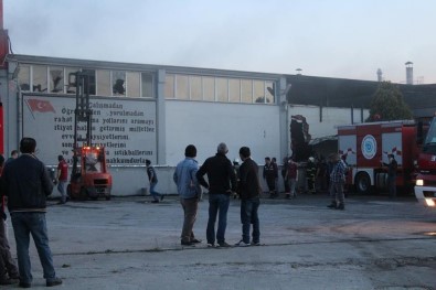 Tekirdağ'da Tekstil Fabrikasında Yangın