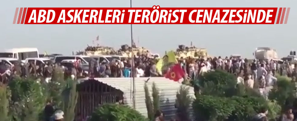 ABD askerleri öldürülen YPG'lilerin cenazesine katıldı
