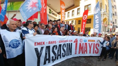 Taksim'de 1 Mayıs Anması