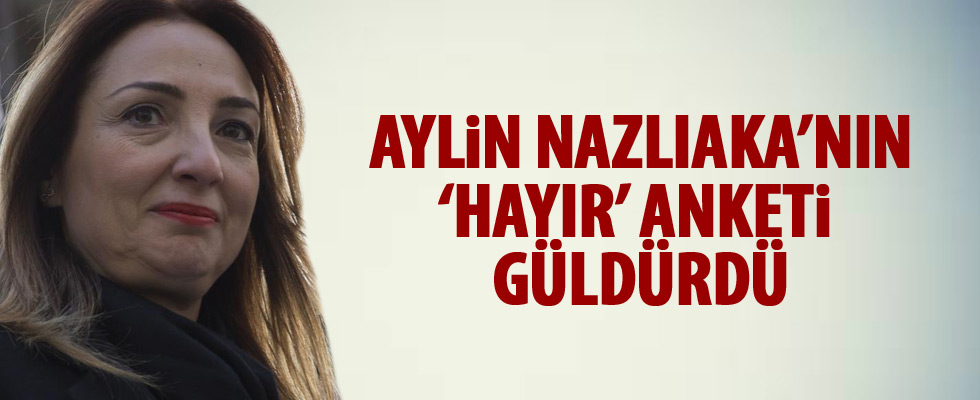 Aylin Nazlıaka: Yüzde 57 'hayır' diyor