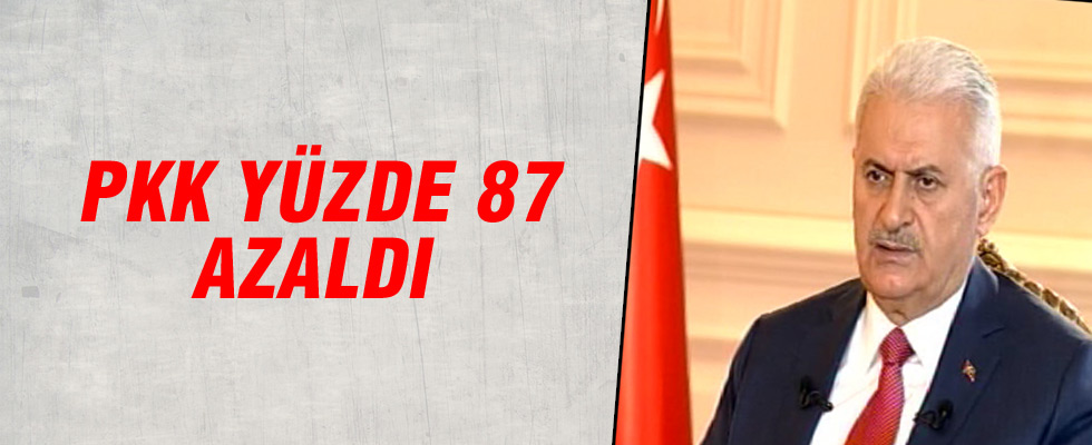 Başbakan Yıldırım: Dağa çıkış azaldı