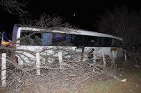 Tur otobüsü kaza yaptı: 15 yaralı Haberi