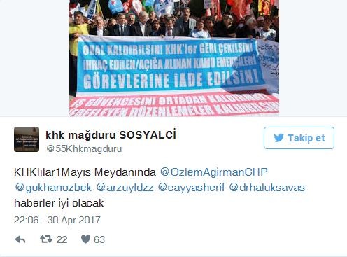 1 Mayıs'ta FETÖ'cü provokasyona dikkat