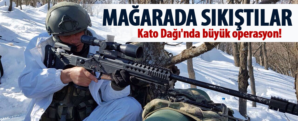 Kato Dağı'nda büyük operasyon! PKK'lı teröristler kıstırıldı