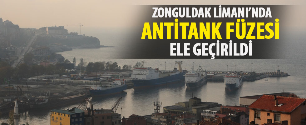 Zonguldak'ta iki antitank füzesi ele geçirildi