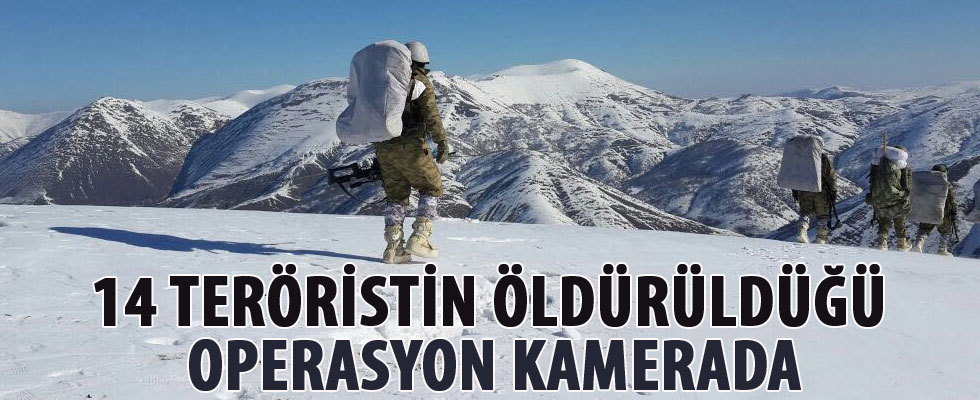 Bitlis'te 14 terörist öldürüldü