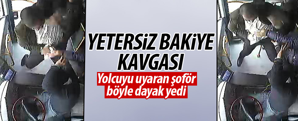 Halk otobüsü şoförüne dayak