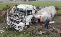 TEM OTOYOLU - Silivri'de Tanker Kazası Açıklaması 1 Yaralı