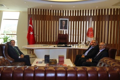 AK Parti Konya Milletvekili Etyemez, Rektör Bağlı'yı Ziyaret Etti