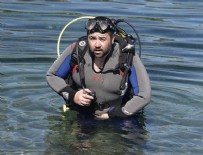 ATA DEMİRER - Ata Demirer, Bodrum'da deniz temizliği yaptı