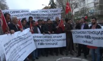 Rusya Büyükelçiliği Önünde 'İdlib' Protestosu