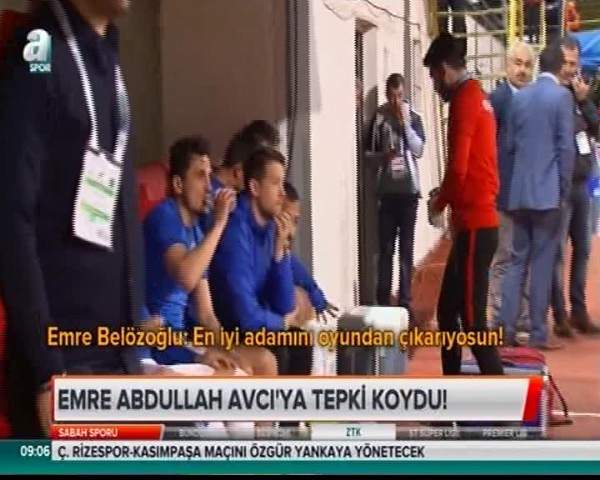 Emre Belözoğlu'ndan Abdullah Avcı'ya tepki