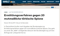 DIE WELT - Almanya'da 20 Türk'e 'Casusluk' Soruşturması