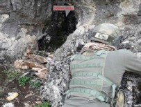 UZMAN JANDARMA - Diyarbakır'da 11 sığınak ve 115 kilogram esrar ele geçirildi