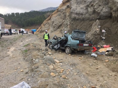 Kahramanmaraş'ta Kaza Açıklaması 1 Ölü, 4 Yaralı