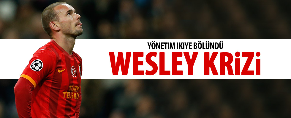 Wesley Sneijder ikiye böldü
