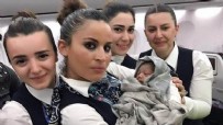 THY UÇAĞI - 13 bin metre yüksekte THY uçağında doğdu!