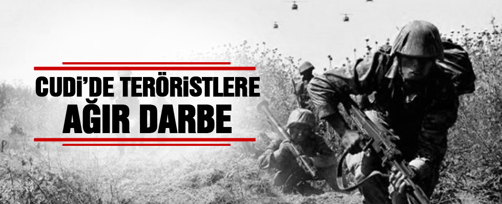 Cudi Dağı'nda Teröristlere Darbe