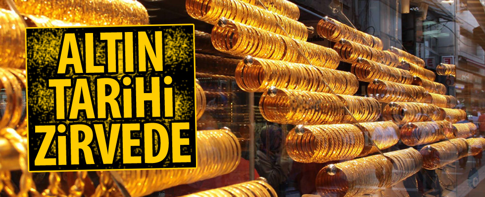 Gram altın tarihi zirvesini gördü