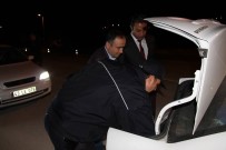 KARAMANCA - Kaymakam Oltan Bayraktar, Yol Kontrollerine  Katıldı