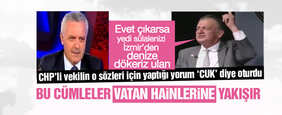 Mustafa Ataş: O sözler vatan hainlerine yakışır