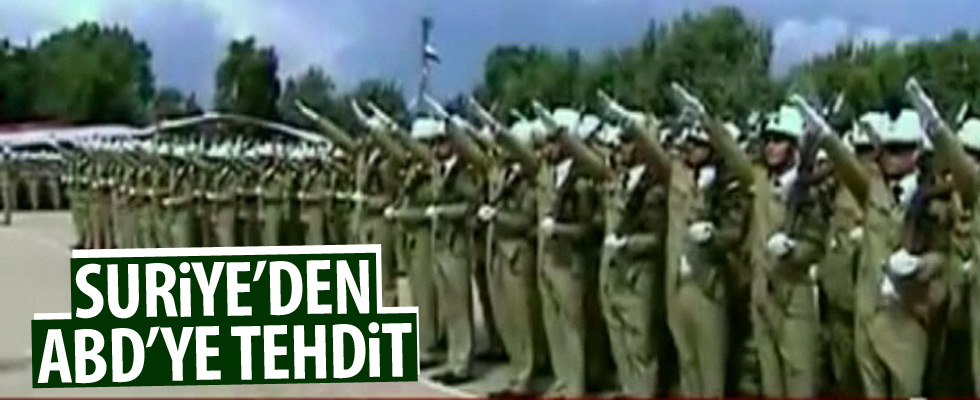 Suriye'den tehdit gibi klip