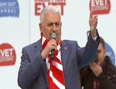 Başbakan Yıldırım Yenikapı'da konuştu