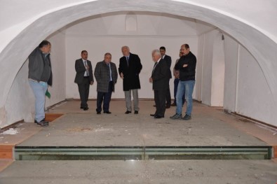Başkan Kamil Saraçoğlu Açıklaması Yoncalı'daki Tarihi Yapı Tekrar Hamam Olabilir