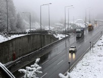 Bolu'da yoğun kar yağışı