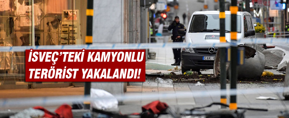 İsveç'teki kamyonlu terörist yakalandı!