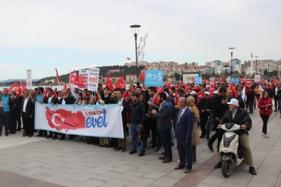 TÜGVA'dan 'Türkiye İçin Evet' Yürüyüşü