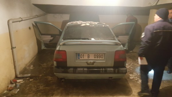 Keçiören'de bir araç kundaklandı