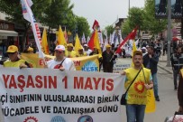 BIRLEŞIK KAMU İŞ KONFEDERASYONU - Düzce'de 1 Mayıs Kutlamalarına Katılım Az Oldu