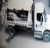 Temizlik İşçisinin Feci Ölümü Kamerada