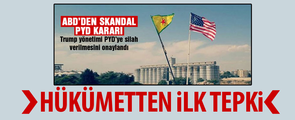ABD'ye YPG tepkisi