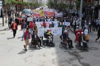 MEHMET FEVZİ DÖNMEZ - Elazığ'da Engellilerden Farkındalık Yürüyüşü