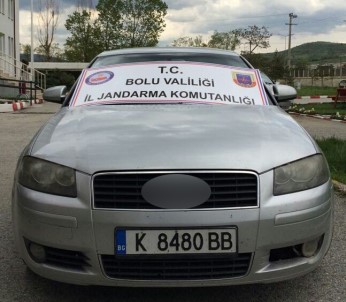 Ülkeye Kaçak Sokulan Lüks Otomobil Bolu'da Yakalandı