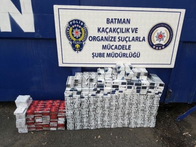 Batman'da 6 Bin 815 Paket Kaçak Sigara Ele Geçirildi