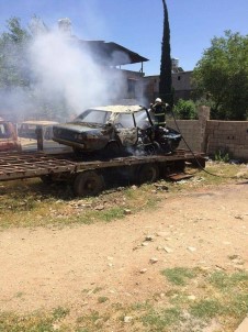 Hatay'da Yediemin Deposunda Yangın Paniği