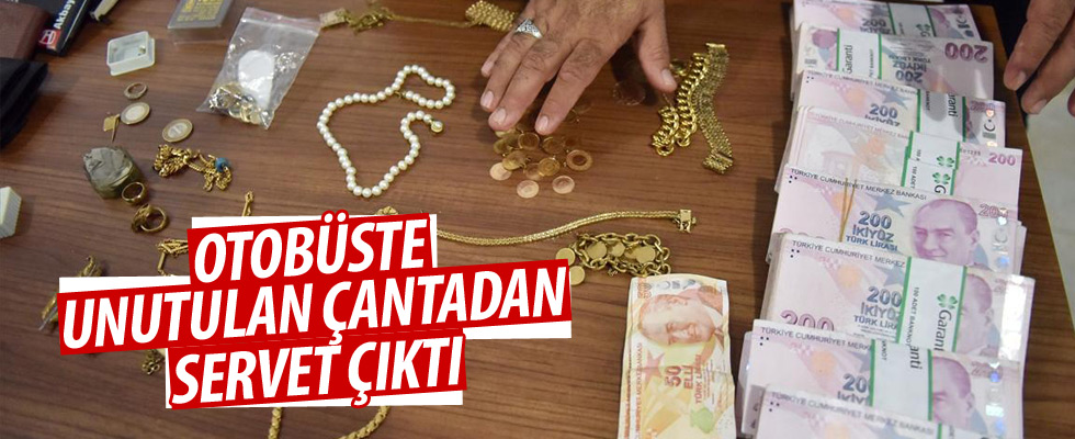 Yaşlı kadının çantasından bakın ne çıktı