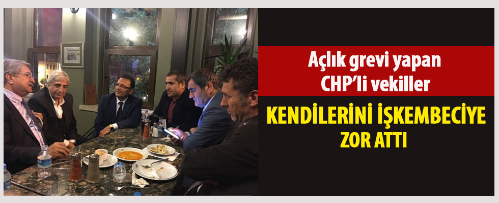 CHP'li vekillerin açlık grevi bitti