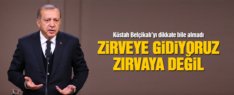 Erdoğan'dan Brüksel Belediye Başkanı'na: İşine bak