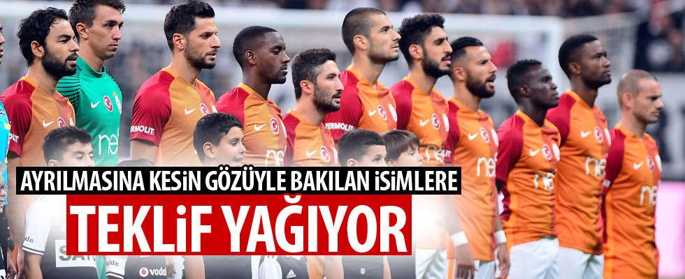 Galatasaraylı isimlere teklif yağıyor