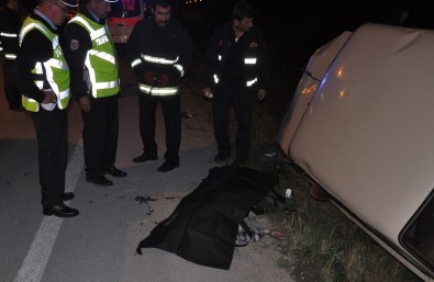 İnegöl'de Feci Kaza; 1 Ölü 1 Yaralı