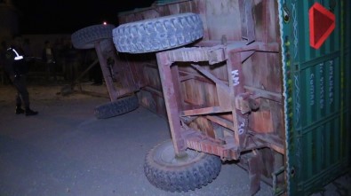 Konya'da Tarım İşçilerini Taşıyan Traktör Kaza Yaptı Açıklaması 12 Yaralı