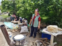 FINDIK TOPLAMA - Ramazan Yufkaları Açılmaya Başlandı