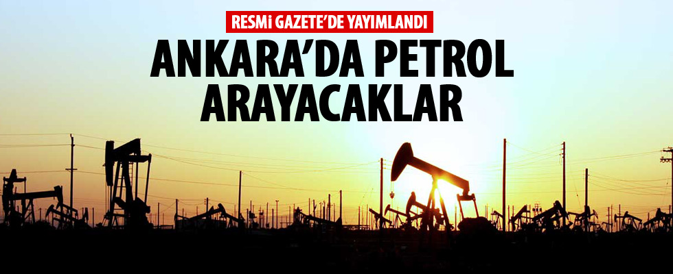 TPAO, Ankara'da petrol arayacak