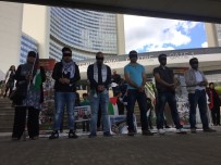 Viyana'da Filistinli Tutukluların Açlık Grevine Destek Gösterisi
