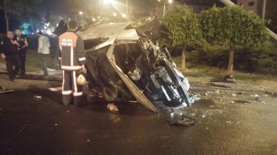Başkentte Zincirleme Trafik Kazası Açıklaması 2 Yaralı